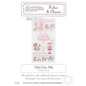 BEBE CALIN FILLE - SEMI-KIT FICHES & CHARMS