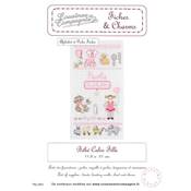 BEBE CALIN FILLE - SEMI-KIT FICHES & CHARMS