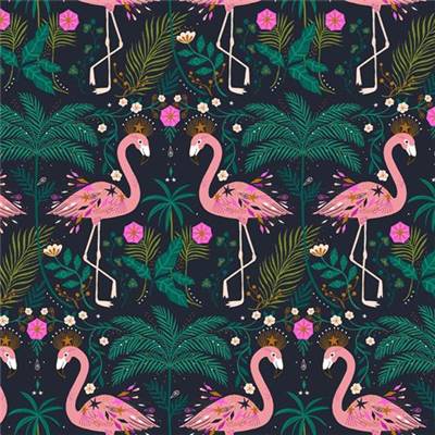 TISSU DASHWOOD STUDIO - JUNGLE LUXE 2237 - COTON+METAL - 110 CM 