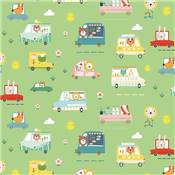 TISSU DASHWOOD STUDIO - SUMMER FUN 2084 - COTON - 110 CM 