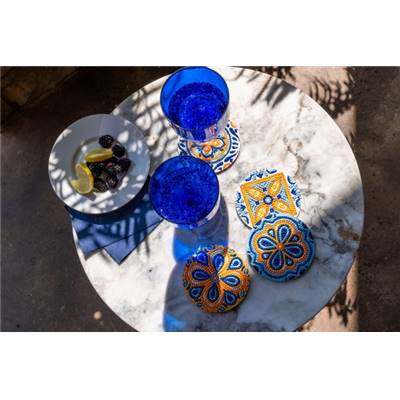 KIT BRODERIE DIAMANT 4 SOUS-VERRES - PORTUGUESE TILES