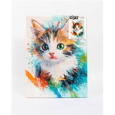 KIT BRODERIE DIAMANT DOTZ - YOUNG KITTEN AVEC CADRE