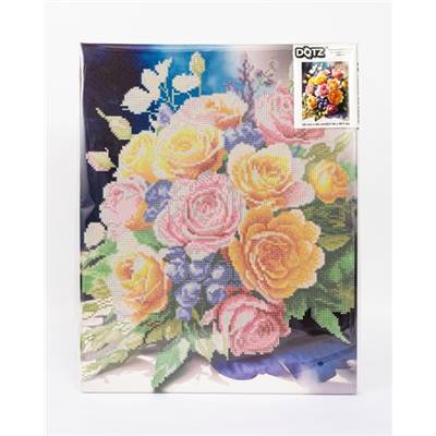 KIT BRODERIE DIAMANT DOTZ - BLOOMING JOY AVEC CADRE