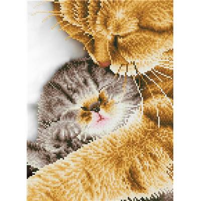 KIT BRODERIE DIAMANT - TENDRES CHATS