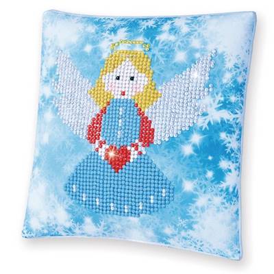 KIT BRODERIE DIAMANT COUSSIN NOEL - L'ANGE DE NOEL