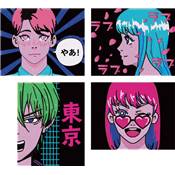 KIT BRODERIE DIAMANT DOTZIES FLOCK - 4 ANIME
