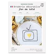 FRENCH KITS - BRODERIE DÉCORATIVE - FAN DE TV