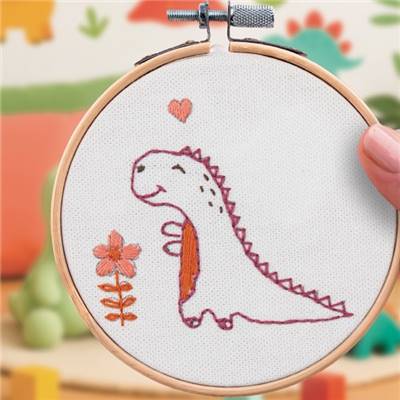 FRENCH'KITS - BRODERIE DCORATIVE - PETIT DINO