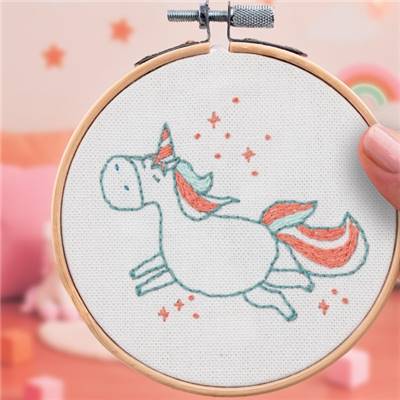 FRENCH'KITS - BRODERIE DÉCORATIVE - LICORNE