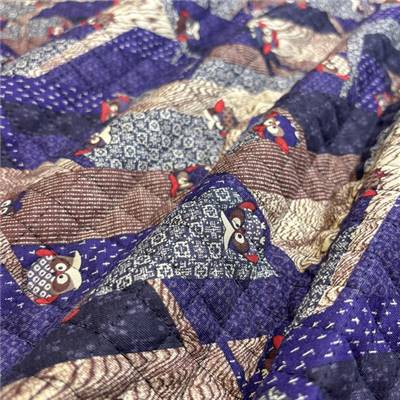 TISSU MATELASSE KURENAI 13100-1D - COTON-POLYESTER  - 110 CM 