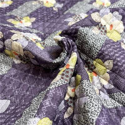 TISSU MATELASSE KURENAI 13100-3E - COTON-POLYESTER  - 110 CM 