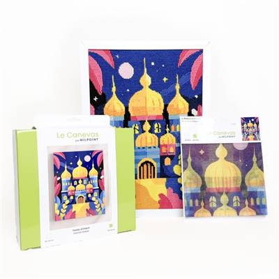 KIT CANEVAS COMPLET - DESSIN 30 X 40 CM - PALAIS D'ORIENT