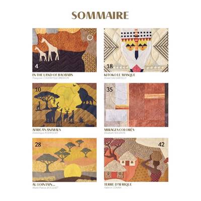 L'AFRIQUE EN PATCHWORK - 10 QUILTS INEDITS