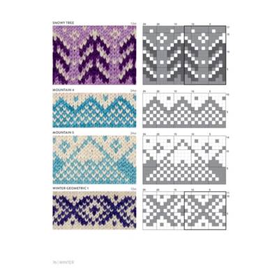 LE REPERTOIRE DES MOTIFS DOODLES AU TRICOT - 200 MOTIFS