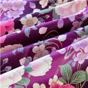 TISSU JAPONAIS NAKA FABRICS - 1400-C - 100% COTON SATINE - 110 CM