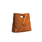 SAC A BANDOULIERE DESIGN MATELASSE MUUD - DARCIA - WHISKY