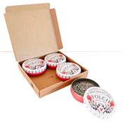 COFFRET 4 BOITES 25G - EPINGLES COUTURE N°6 TISSU LEGER MOYEN - FOLCH