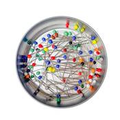 EPINGLES TETE DE VERRE ULTRA RESISTANTES - BOITE 100 PCS - FOLCH