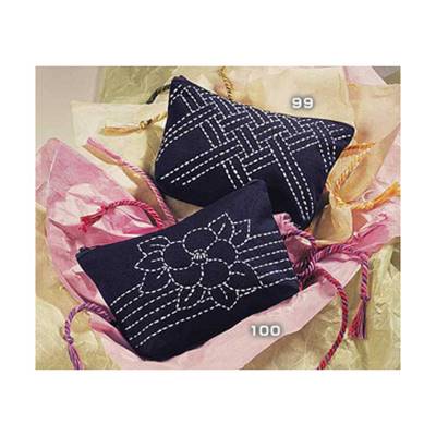 KIT OLYMPUS SASHIKO POCHETTE FLEUR 12 X 20 X 4 CM