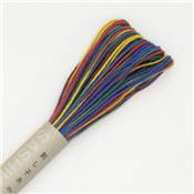 FIL SASHIKO MULTICOLORE - COL 74 - MIXTE - LOT DE 6 ECH. DE 20 M