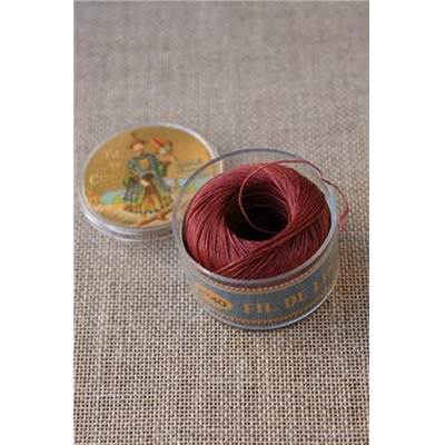 FIL DE LIN GLACE GRENAT - BOITE 10 CAPSULES N°40 DE 50 M