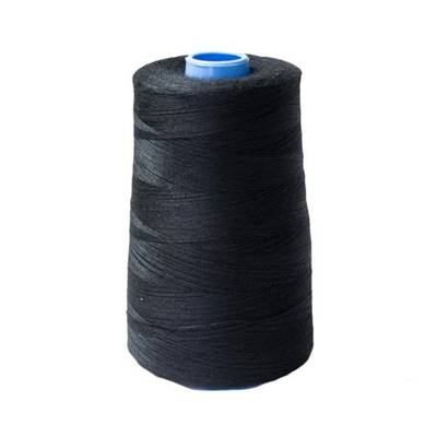 FIL A COUDRE POLYVALENT POLYESTER-COL.180 NOIR - CONE DE 5000 M
