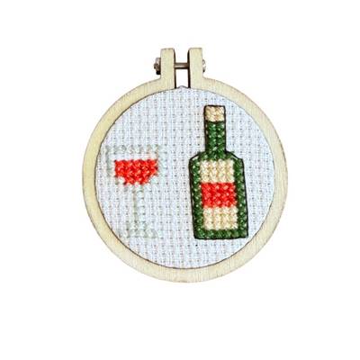 MINI KIT POINT DE CROIX - WITH LOVE FROM BORDEAUX