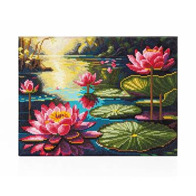 KIT BRODERIE DIAMANT DOTZ - LILLY LAGOON AVEC CADRE