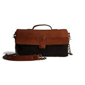 KIT HAUMEA BAG MUUD - CUIR RICH BROWN- COULEUR NOIR