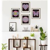 KIT BRODERIE DIAMANT DOTZIES FLOCK - 4 MANDALAS