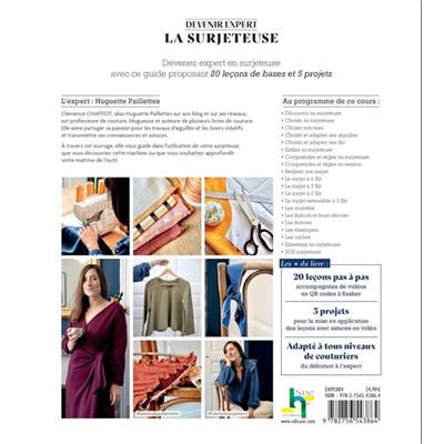 DEVENIR EXPERT : LA SURJETEUSE - 20 LECONS + 5 PROJETS