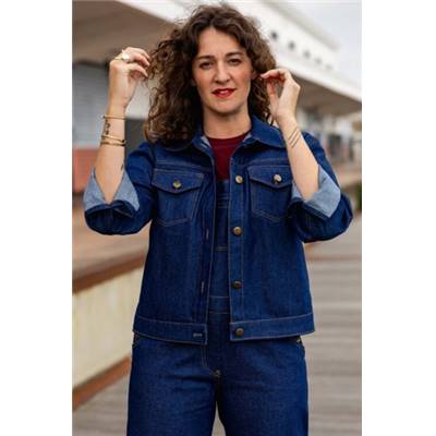 PATRON COUTURE FEMME - I AM GOLD - VESTE EN JEANS - 18 VARIATIONS