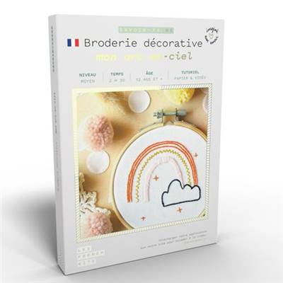 FRENCH KITS - BRODERIE DÉCORATIVE - MON ARC EN CIEL