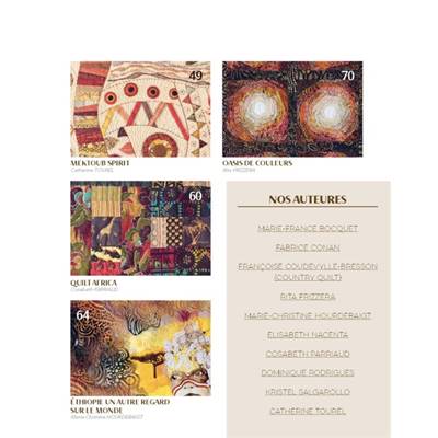L'AFRIQUE EN PATCHWORK - 10 QUILTS INEDITS