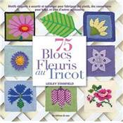 75 BLOCS FLEURIS AU TRICOT