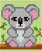 KIT DEMI-POINT ENFANT 17 X 20,5 CM - PETIT KOALA