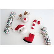 KIT AMIGURUMI HOOOKED - DECORATIONS DE NOEL 