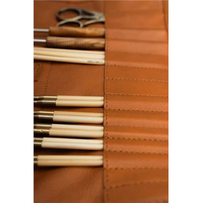 JASMIN - ETUI POUR CROCHETS AIGUILLES ET ACCESSOIRES - WHISKY - MUUD