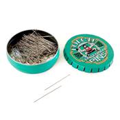 COFFRET 4 BOITES 400 PCS- EPINGLES COUTURE TRES LONGUES FINES - FOLCH