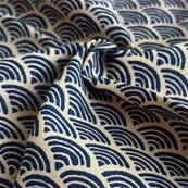 TISSU JAPONAIS SEVENBERRY 88220 1.2 - 100% COTON - 110 CM
