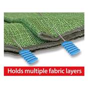 EPINGLES A QUILTER A TETE PLATE EXTRA LONGUES "REGULAR" - BTE DE 5