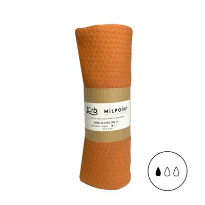 COUPON ABSORBANT LEGER LT- ZORB®3D STAY DRY 50X75CM-ORANGE ANTIMICR.