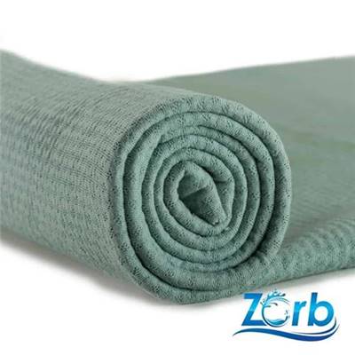 SUPER ABSORBANT ZORB® 3D COTON BIO MD - ANTIMICROBIEN - 150CM - VERT