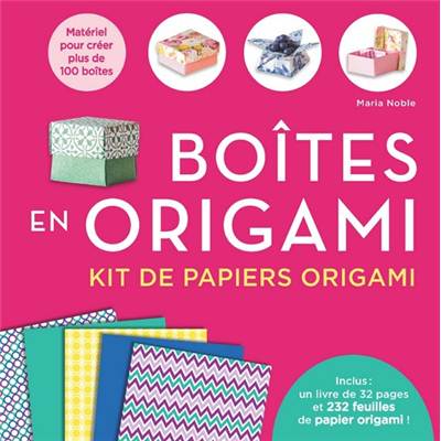 BOITES EN ORIGAMI