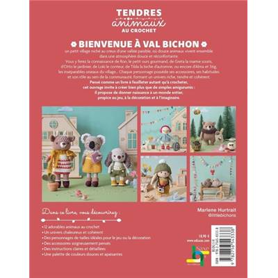 TENDRES ANIMAUX AU CROCHET - 12 AMIGURUMIS