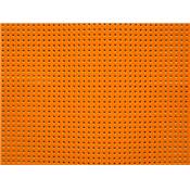 VINYLE LAQUE PERFORE ORANGE largeur 45 cm- minimum 5 mtres