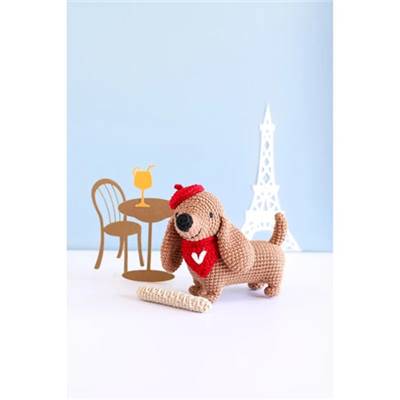 COFFRET CROCHETEZ ADOPTEZ EXPOSEZ ! MARCEL LE TECKEL