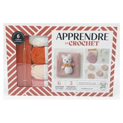 COFFRET APPRENDRE LE CROCHET