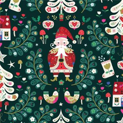 TISSU DASHWOOD STUDIO - NORDIC NOEL 2321 - COTON - 110 CM