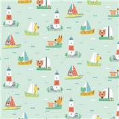 TISSU DASHWOOD STUDIO - SUMMER FUN 2085 - COTON - 110 CM 